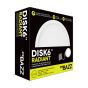 DISK RADIANT Integrated LED Recessed Light Fixture - 4,000 K - Matte White