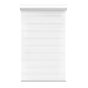 Cordless Zebra Roller Shade with Cassette - White - 48" x 72"