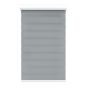 Cordless Zebra Roller Shade with Cassette - Grey - 60" x 72"