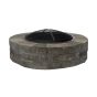 Rustico Fire Pit Kit - Two Tone Dark Grey