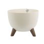 Roma Pot on Stand – Cotton - 11"