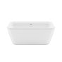 Kai Rectangular Freestanding Bathtub - 58" x 32" - Acrylic - White