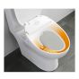 Toilette cuvette allongée et siège de bidet intelligent combinés Volta, monopièce, chasse double, blanc