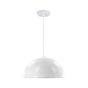 Single Light Pendant - 15" - Matte White