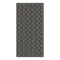 Tapis Rake, blanc et noir, 36" x 72"