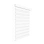 Cordless Zebra Roller Shade - White - 24" x 72"