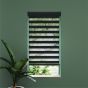 Cordless Zebra Roller Shade - Black - 24" x 72"