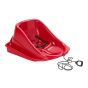 Snowflake Baby Sled - Red