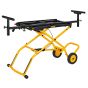 Rolling Miter Saw Stand - 8' - Black and Yellow