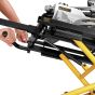 Rolling Miter Saw Stand - 8' - Black and Yellow