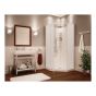 Shower - Begonia - 36" x 36" x 72" - Reversible Door - White and Clear