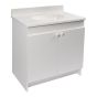 Vanity and Sink - 2 Doors - White - 30" x 31"