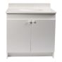 Vanity and Sink - 2 Doors - White - 30" x 31"