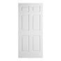 Interior Door with 6 Panels - White