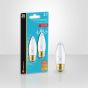 Ampoule incandescente, B11, chandelier, blanc doux, 2/pqt