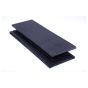 Rubber step cover – Non-Slip - Black - 8" x 36" x 3/4"