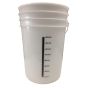 Graduated Pail - Transparent - Not applicable - 25 l