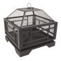 Outdoor Fire Pit - Solus - Steel - Black - 26"