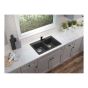 Kitchen Sink - Corence - 2 Bowls - 1 Hole - Silgranit - 30" x 20.5 x 8"