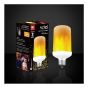 Ampoule DEL, effet flamme, blanc chaud, 2 W