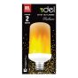 Ampoule DEL, effet flamme, blanc chaud, 2 W