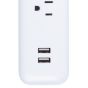 6-Outlet Surge Protector Power Strip +  2 USB Ports, 3'