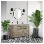 Vanity and Sink - Malea - 2 Doors/1 Drawer - Silver Wood - 48" x 33"