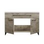 Vanity and Sink - Malea - 2 Doors/1 Drawer - Silver Wood - 48" x 33"