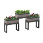 Garant Plastic Raised Garden Bed - Rectangular -  22" x 15.25" x 11.13"