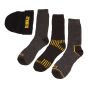 Ensemble de 3 paires de chaussettes de travail et 1 tuque pour hommes