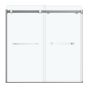 Sliding Tub Door - Duel - 56"-59" x 55 1/2" - Glass - Chrome