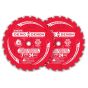 Circular Saw Blade - Framing & Demolition - 7 1/4" - 24 Teeth - 2/Pkg