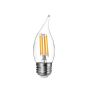 Ampoule DEL à filament, type C, blanc doux, claire, 5,5 W