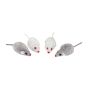 Lot de 4 jouets souris poilues pour chat