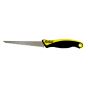 Scie utilitaire ergonomique, Richard, 6", noir et jaune