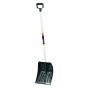 Snow Shovel, Black Poly Blade - Hardwood Handle - 11"