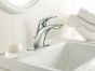 Zarina Bathroom Sink Faucet - 1 Lever - Polished Chrome - 4" Centerset