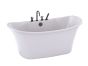 Oxa Freestanding Bathtub - 58" x 32" - Acrylic - White