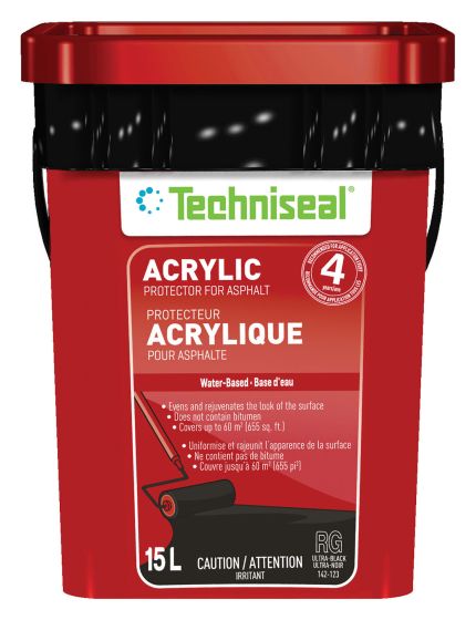 Acrylic Protector for Asphalt - Black - 15 l - 60 m²