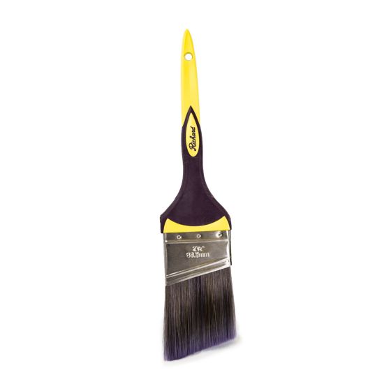 Pinceau angulaire, 2 1/2", jaune et noir