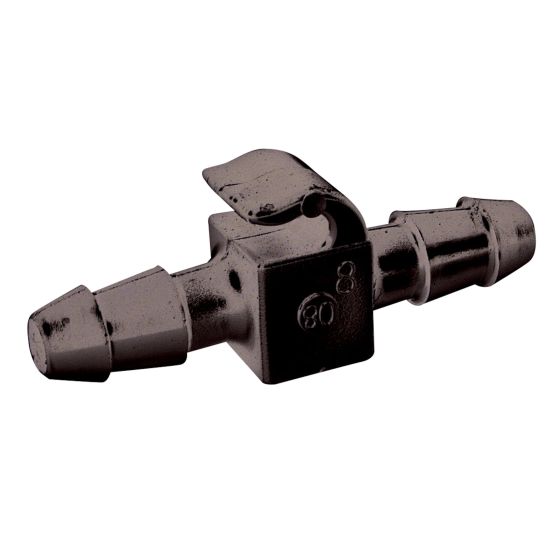 Connector lead flat hook BLK 5/16 in