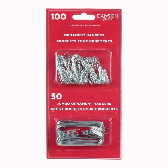 Wire Christmas Tree Hooks - 150/Pkg