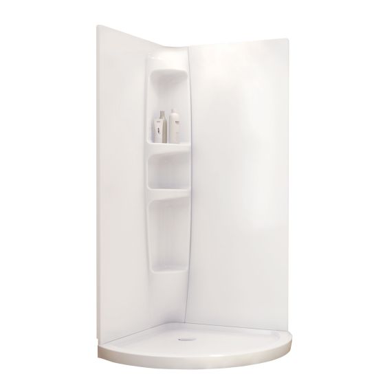 Shower Wall - Olympia - 36" x 76" - White