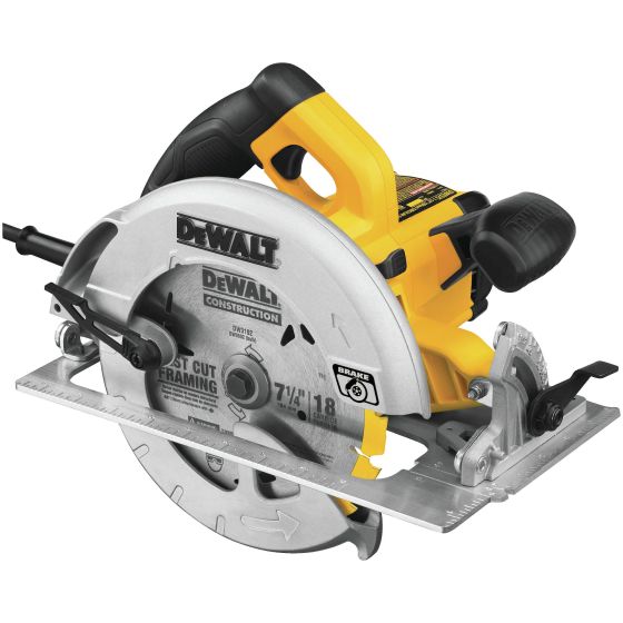 Lightweight Circular Saw with Electric Brake - 7 1/4" - 15 A