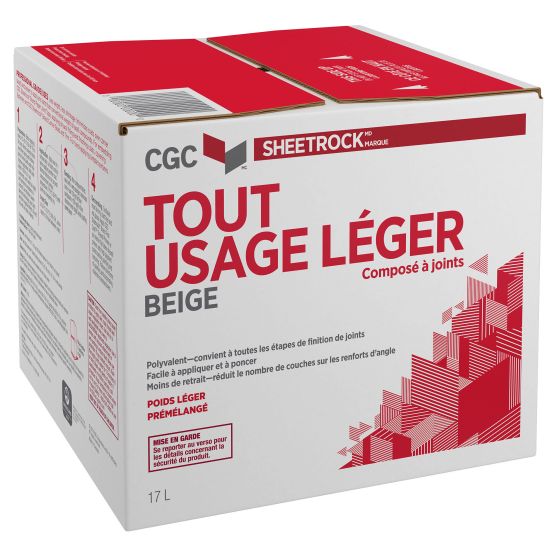 Composé à joints CGC Sheetrock tout usage, Léger