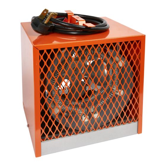 Chaufferette portative, orange, 4 800 W