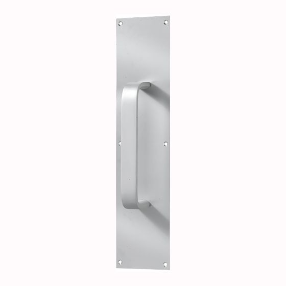 Push plate with door pull