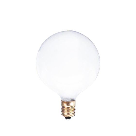 Ampoule vanité, G16,5, incandescente, blanc doux, 2/pqt