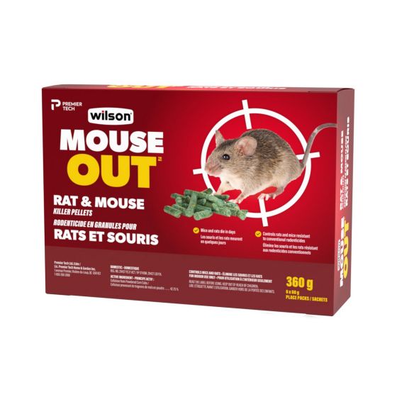 Pastilles de rodenticide pour rats et souris PREDATOR