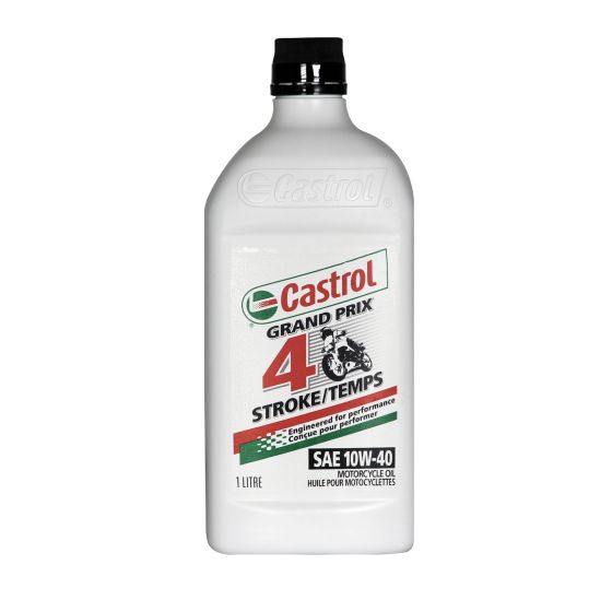 Huile Castrol de grand prix 4-stroke 10W-40